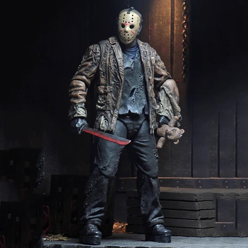 FREDDY VS JASON- JASON VOORHEES ACTION FIGURE 7”