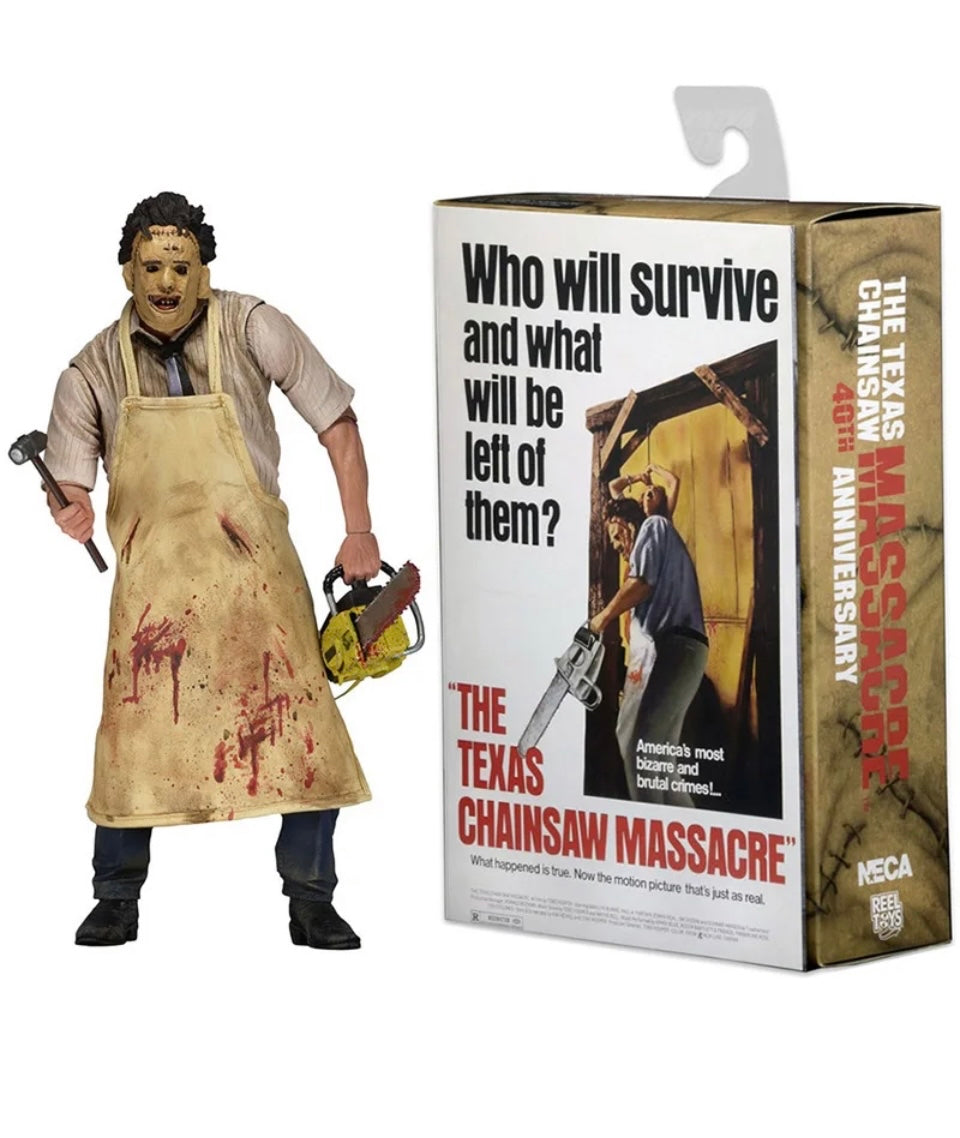 TEXAS CHAINSAW MASSACRE LEATHERFACE 7” ACTION FIGURE