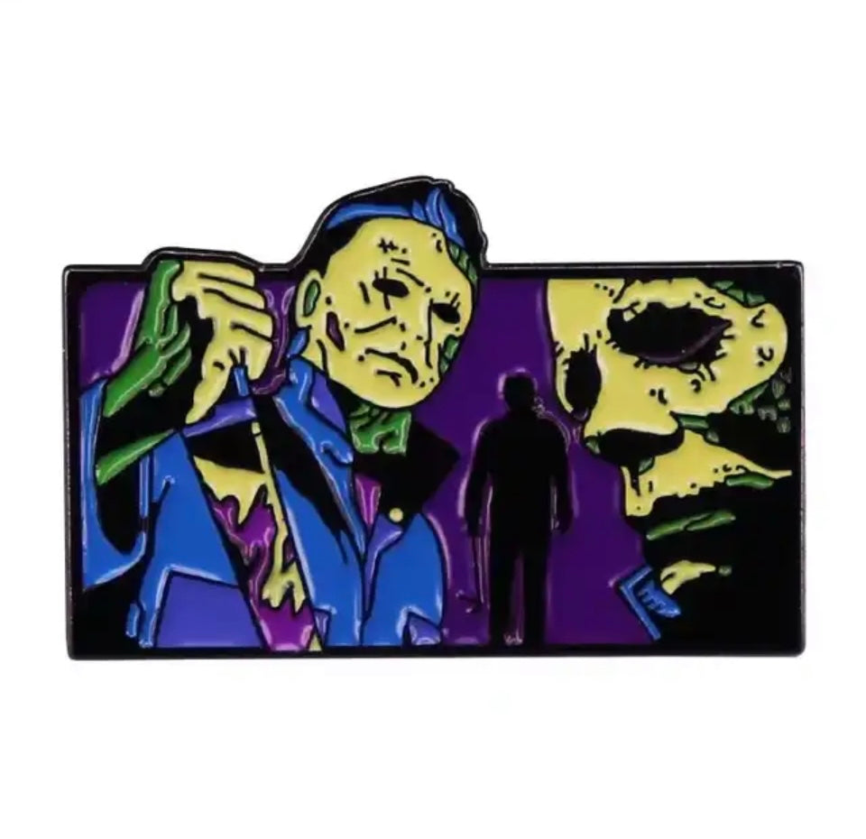 MICHAEL MYERS ENAMEL PIN