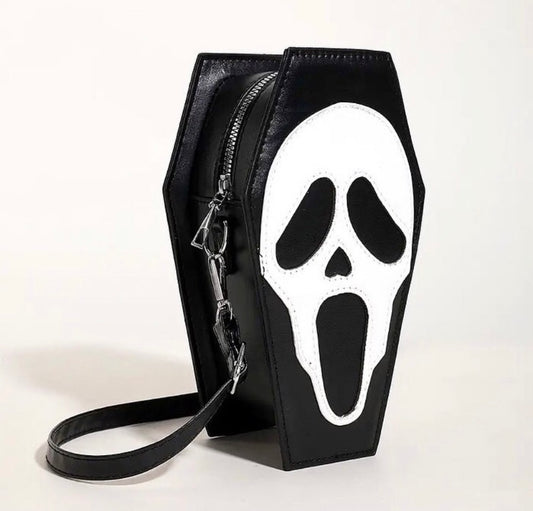 GHOSTFACE COFFIN BLACK BAG