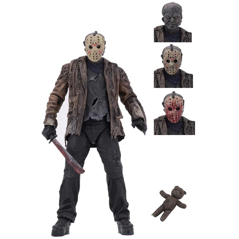 FREDDY VS JASON- JASON VOORHEES ACTION FIGURE 7”