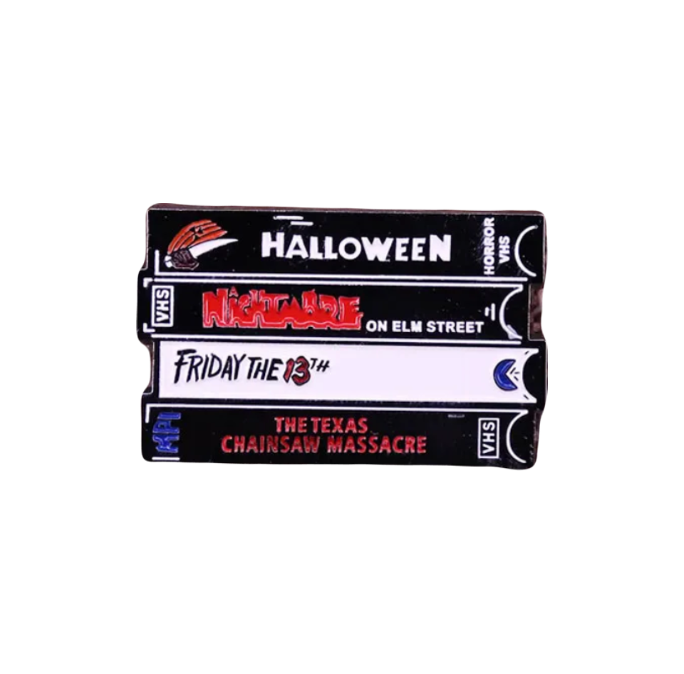 HORROR MOVIES ENAMEL PIN