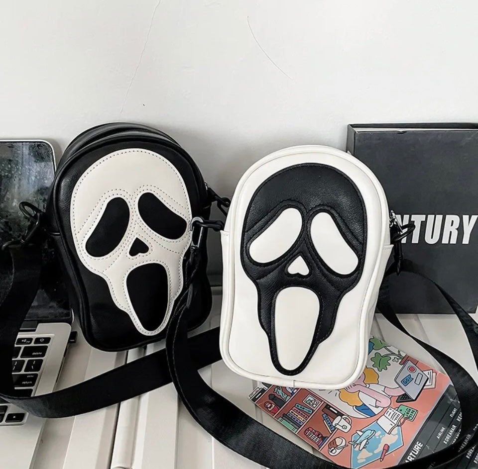 GHOSTFACE BLACK SIDE BAG