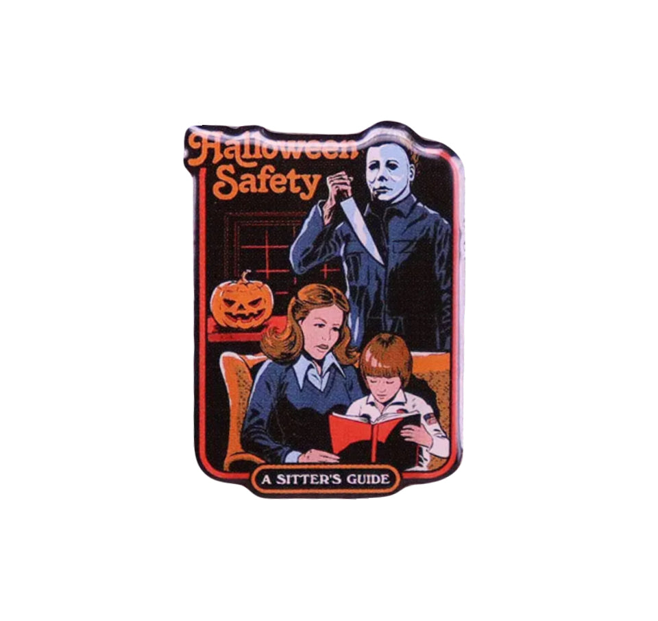 HALLOWEEN SAFETY - ENAMEL PIN