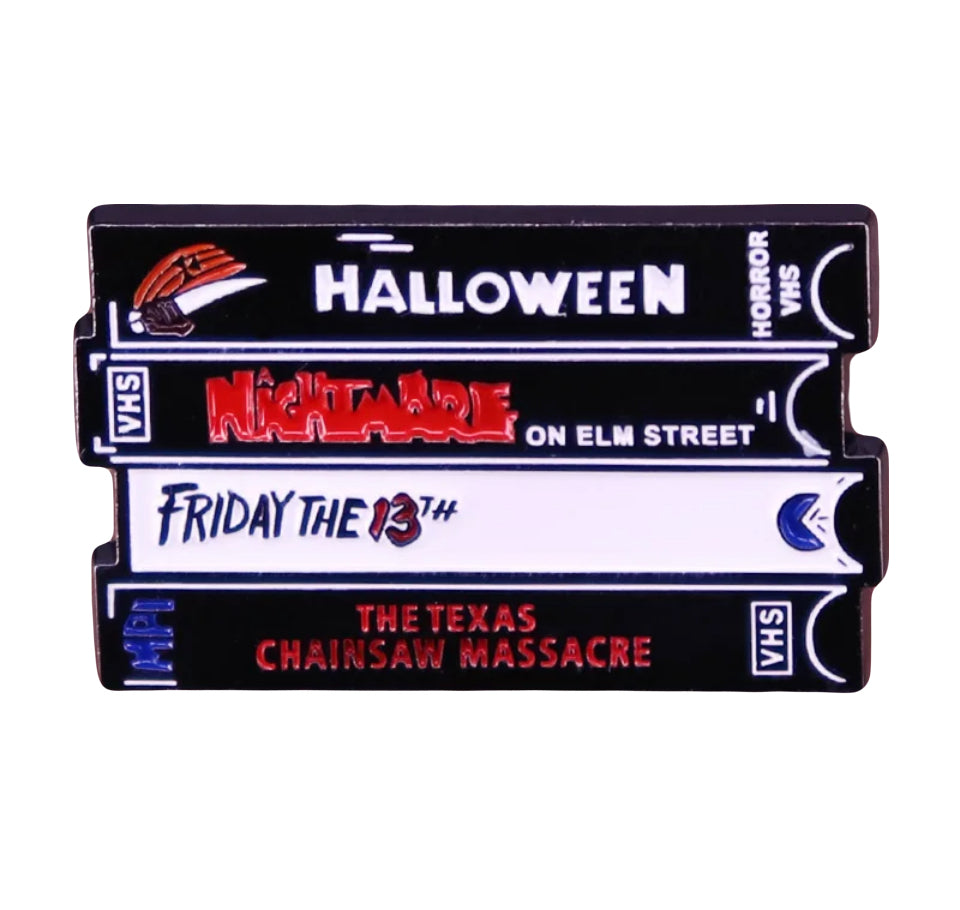 HORROR MOVIES ENAMEL PIN