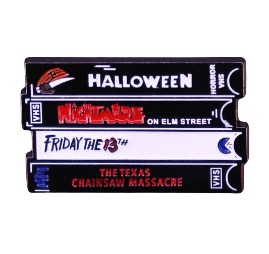 HORROR MOVIES ENAMEL PIN