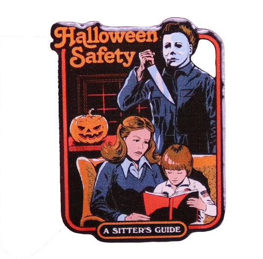 HALLOWEEN SAFETY - ENAMEL PIN