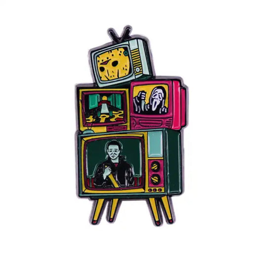 HORROR MOVIES ENAMEL PIN