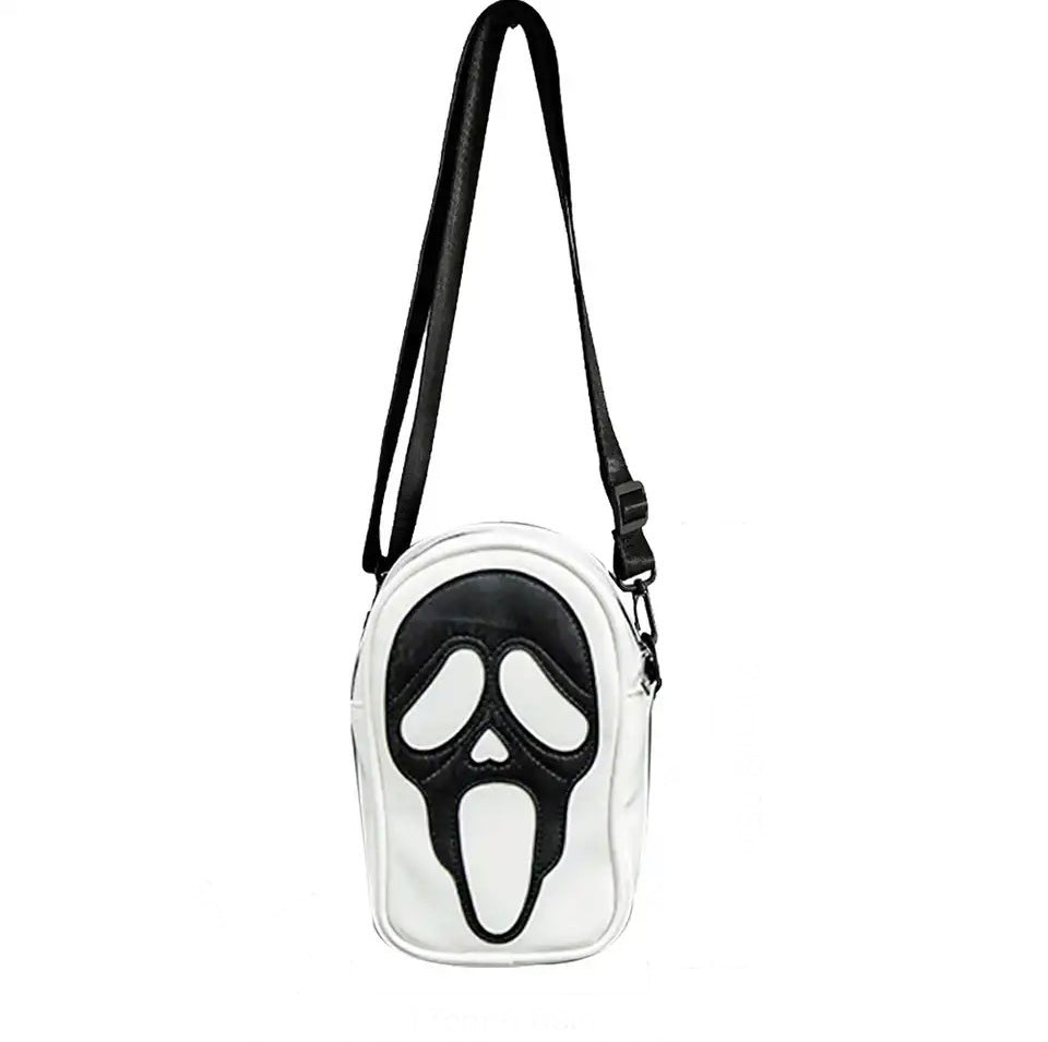 GHOSTFACE WHITE SIDE BAG