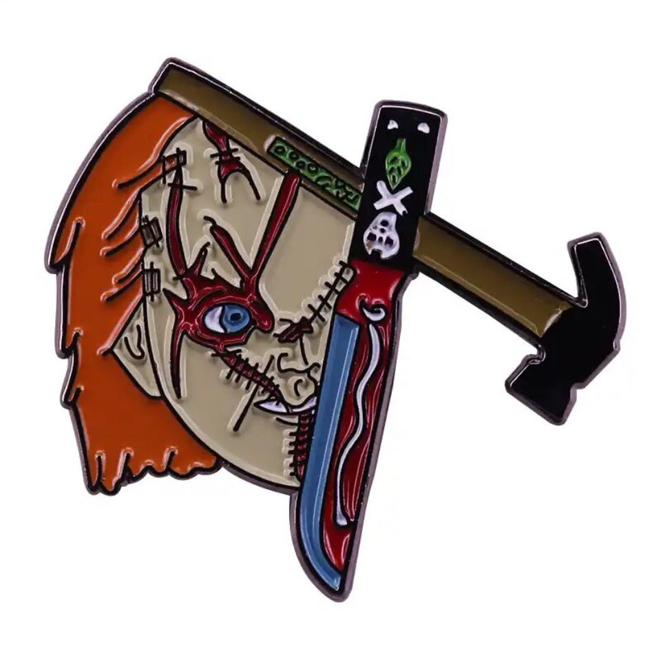 CHUCKY ENAMEL PIN