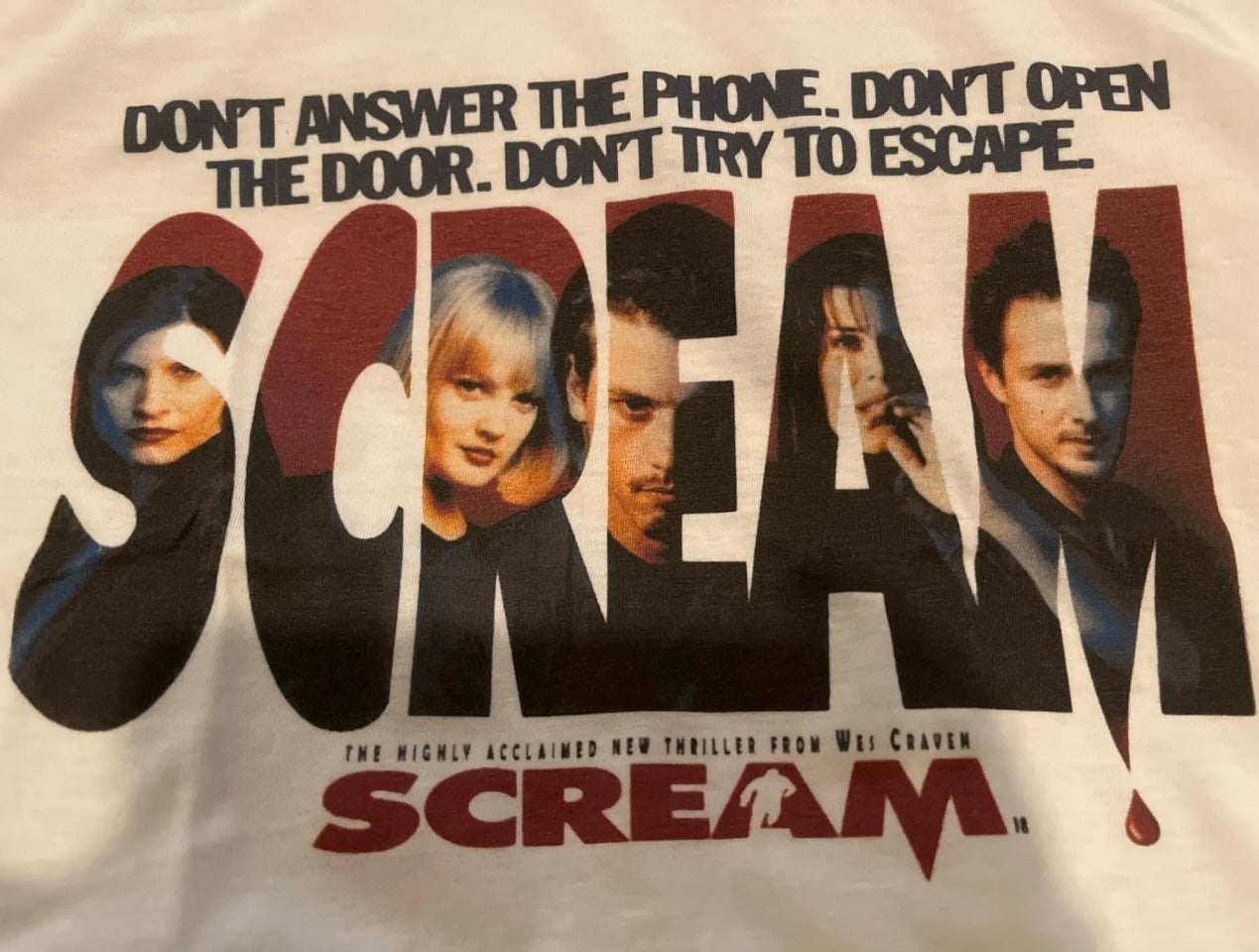 SCREAM VINTAGE POSTER T-SHIRT