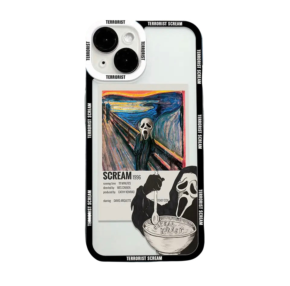 GHOSTFACE PORTRAIT PHONE CASE