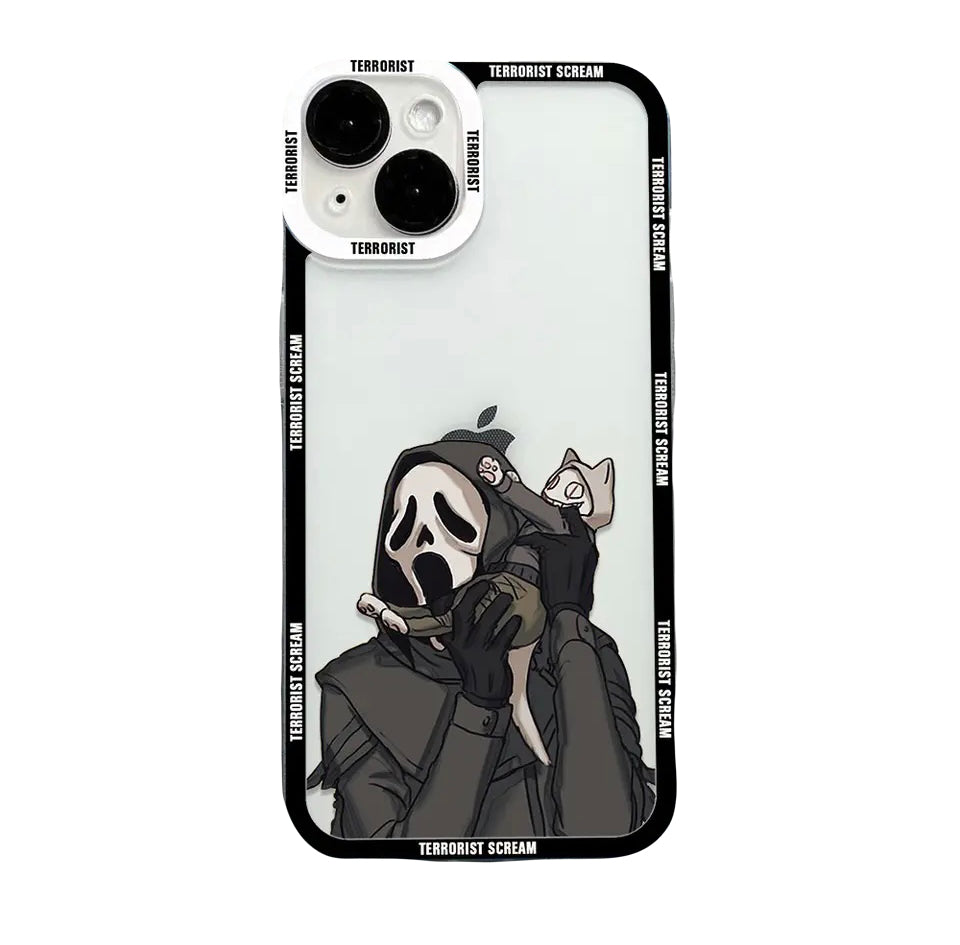 GHOSTFACE WITH KITTEN PHONE CASE