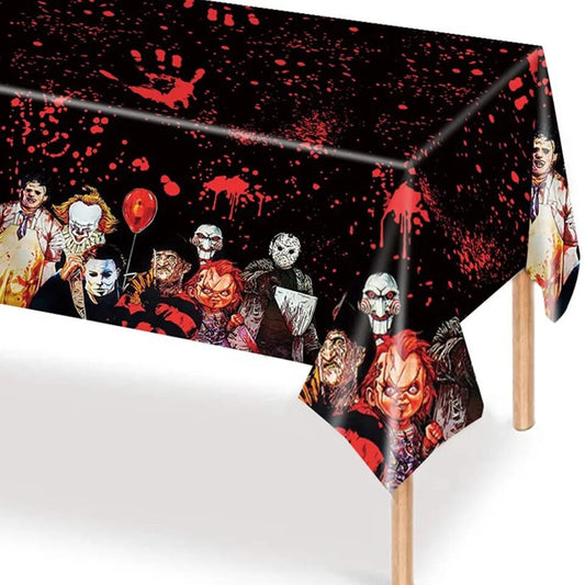 HORROR PLASTIC TABLE COVER