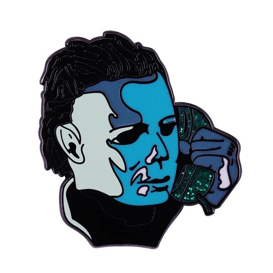 MICHAEL MYERS ON THE PHONE ENAMEL PIN