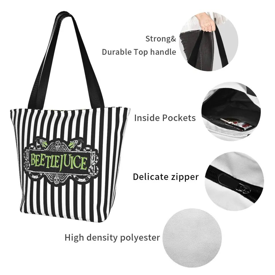 BEETLEJUICE TOTE BETTLE BAG